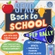 Back to School Pep Rally on August 16th, 8:00am